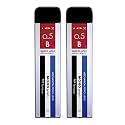 Tombow Mono Graph Mechanical Pencil Lead (2, B 0.5mm, 40 Leads Tube)