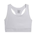 TomboyX Racerback Compression Bra for Women Full Coverage Gender Inclusive Wireless Medium Support Top No Padding Sports Bras