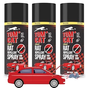 shadow securitronics tom cat rat repellent spray for cars bikes amp outdoor utilities 120ml  highly effective amp non-toxic rodent repellent to protect wires amp cables 68 weeks protection formulation 2x