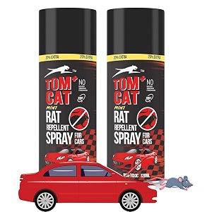 shadow securitronics tomcat rat repellent sprayprevents bites in engine parts and wiresrodent coatinghighly effectiveleak-freeeasy-to-spraycoating 100 mlpack of 2multicolour-formulation 2x
