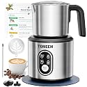 TOMEEM 4-in-1 Electric Milk Frother and Steamer for Hot &amp; Cold Foam