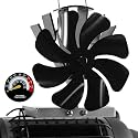Tomersun Wood Stove Fan 8 Blades Heat