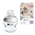 Tommee Tippee Natural Start Anti-Colic 5 oz BPA Free Baby Bottle, Newborn 0+ months, Slow Flow Breast-Like Nipple, Self-Sterilizing, Designed for Seamless Transition Between Bottle &amp; Breast, Pack of 1