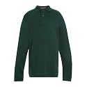 Tommy Hilfiger Co-Ed Long Sleeve Comfort Fit Interlock Polo, Kids School Uniform