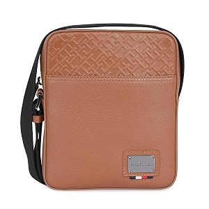 tommy hilfiger genuine leather cross body for men black portobello