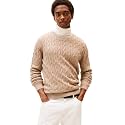 Tommy Hilfiger Men's Cable Knit Crewneck Sweater Lightweight Pullover