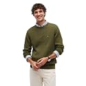Tommy Hilfiger Men's Cable Knit Crewneck Sweater Lightweight Pullover