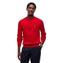 Tommy Hilfiger Men's Cable Knit Crewneck Sweater Lightweight Pullover