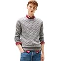 Tommy Hilfiger Men's Cable Knit Crewneck Sweater Lightweight Pullover