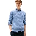 Tommy Hilfiger Men's Cable Knit Crewneck Sweater Lightweight Pullover
