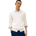 Tommy Hilfiger Men's Cable Knit Crewneck Sweater Lightweight Pullover