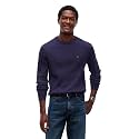 Tommy Hilfiger Men's Cable Knit Crewneck Sweater Lightweight Pullover