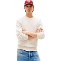 Tommy Hilfiger Men's Cable Knit Crewneck Sweater Lightweight Pullover