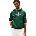 Tommy Hilfiger Men's Medium Weight Fleece Hoodie Sweatshirt With Embroidered Logo, Also Available in Big &amp; Tall