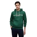 Tommy Hilfiger Men's Medium Weight Fleece Hoodie Sweatshirt With Embroidered Logo, Also Available in Big &amp; Tall