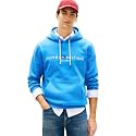 Tommy Hilfiger Men's Medium Weight Fleece Hoodie Sweatshirt With Embroidered Logo, Also Available in Big &amp; Tall