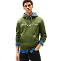 Tommy Hilfiger Men's Medium Weight Fleece Hoodie Sweatshirt With Embroidered Logo, Also Available in Big &amp; Tall