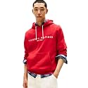 Tommy Hilfiger Men's Medium Weight Fleece Hoodie Sweatshirt With Embroidered Logo, Also Available in Big &amp; Tall