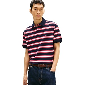 Tommy Hilfiger Mens Short Sleeve Polo Shirts