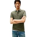 Tommy Hilfiger Men's Short Sleeve Polo Shirts in Slim Fit with Stretch and Organic Pique Cotton