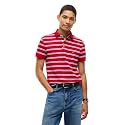 Tommy Hilfiger Men's Short Sleeve Polo Shirts in Slim Fit with Stretch and Organic Pique Cotton