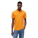 Tommy Hilfiger Men's Short Sleeve Polo Shirts in Slim Fit with Stretch and Organic Pique Cotton