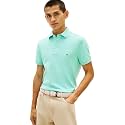 Tommy Hilfiger Men's Short Sleeve Polo Shirts in Slim Fit with Stretch and Organic Pique Cotton