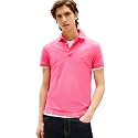 Tommy Hilfiger Men's Short Sleeve Polo Shirts in Slim Fit with Stretch and Organic Pique Cotton