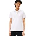 Tommy Hilfiger Men's Short Sleeve Polo Shirts in Slim Fit with Stretch and Organic Pique Cotton