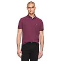 Tommy Hilfiger Men's Short Sleeve Polo Shirts in Slim Fit with Stretch and Organic Pique Cotton