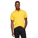 Tommy Hilfiger Men's Short Sleeve Polo Shirts in Slim Fit with Stretch and Organic Pique Cotton