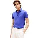 Tommy Hilfiger Men's Short Sleeve Polo Shirts in Slim Fit with Stretch and Organic Pique Cotton