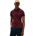 Tommy Hilfiger Men's Short Sleeve Polo Shirts in Slim Fit with Stretch and Organic Pique Cotton