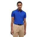Tommy Hilfiger Men's Short Sleeve Polo Shirts in Slim Fit with Stretch and Organic Pique Cotton