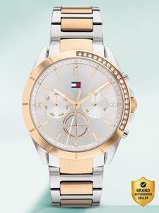 Tommy Hilfiger Multifunction Grey Dial TwoToned Stainless
