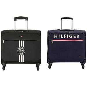 tommy hilfiger polyester soft 45 cms luggage- suitcase8903496163896_dark black polyester soft 45 cms luggage- suitcase8903496163926_navy blue