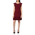 Tommy Hilfiger Scuba Flutter Sleeve Sheath Dress
