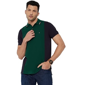 Tommy Hilfiger Solid Cotton Regular Fit Mens