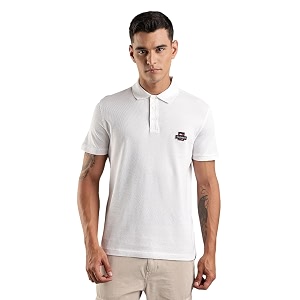 Tommy Hilfiger Solid Regular-Fit Cotton Polo T-Shirt
