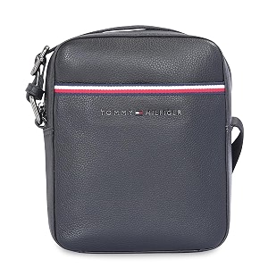 tommy hilfiger unisex windermere crossbody business case - black