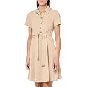 Tommy Hilfiger Women's Scuba Midi Tie Waist Dress