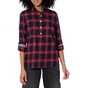 Tommy Hilfiger Womens Lightweight Logo Hoodie Sweatshirt