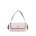 Tommy Hilfiger Women's Monogram Shoulder Bag With Removable Crossbody Strap