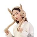 Tomorrow Bunny Earmuffs Cute Plush Animal Ear Warmers for Women &amp; Girls | Fluffy Furry Ear Muffs for Winter | Fluffy Furry Ear Muffs | Adorable Bunny Fluffy Ear Warmers