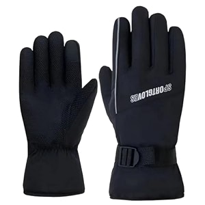 tomorrow mens thermal gloves for ultimate warmth amp comfort in cold weather touchscreen winter gloves windproof protection during snow rain or wind perfect for skiing and hiking black one size