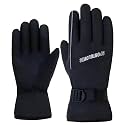 Tomorrow Mens Thermal Gloves for Ultimate Warmth & Comfort in Cold Weather, Touchscreen Winter Gloves, Windproof Protection During Snow, Rain, or Wind Perfect for Skiing and Hiking (Black, One Size)