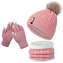Tomorrow Winter Cap, Neck Warmer Scarf with Touch Gloves Set | Beanie Style | 3 Piece Set - Stay Warm and Stylish This Winter