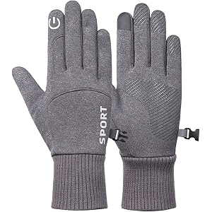 tomorrow fashion polyester winter mens women gloves warm touchscreen gloves windproof anti-slip gloves for men outdoor sports gloves thermo hands choenen silver skateboarding