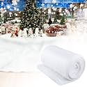 Tondiamo 1 Pcs 12 x 33 ft Snow Blanket Roll for Christmas Village Winter