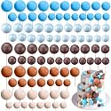 Tondiamo 108 Pcs Ball Cake Toppers, 5 Sizes for Cake Decorating, 30, A